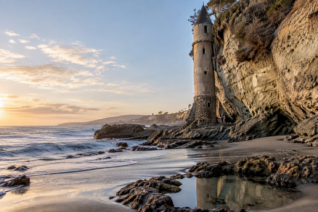 Stone Pirate Tower on Victoria Beach