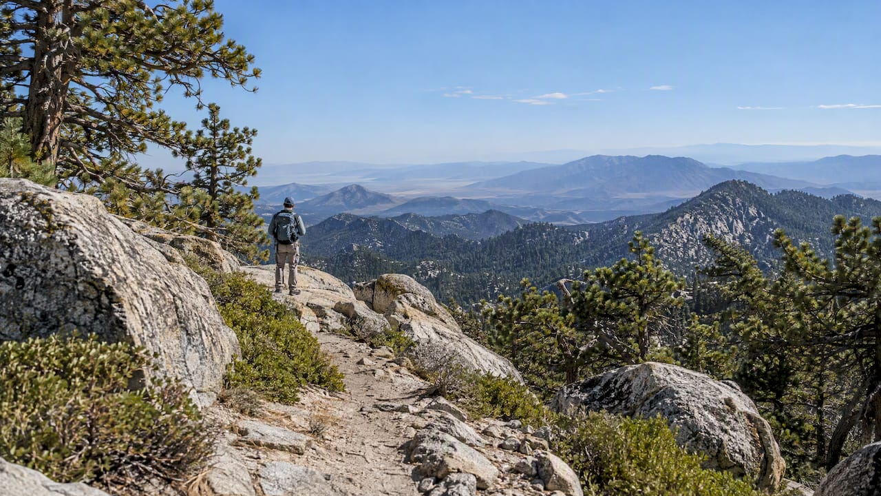 Granite overlook in San Jacinto Wilderness